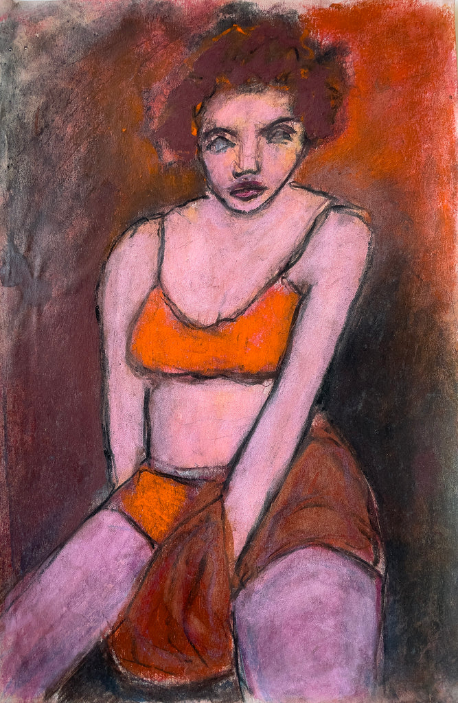 Untitled (orange bra), c. 2014-2015