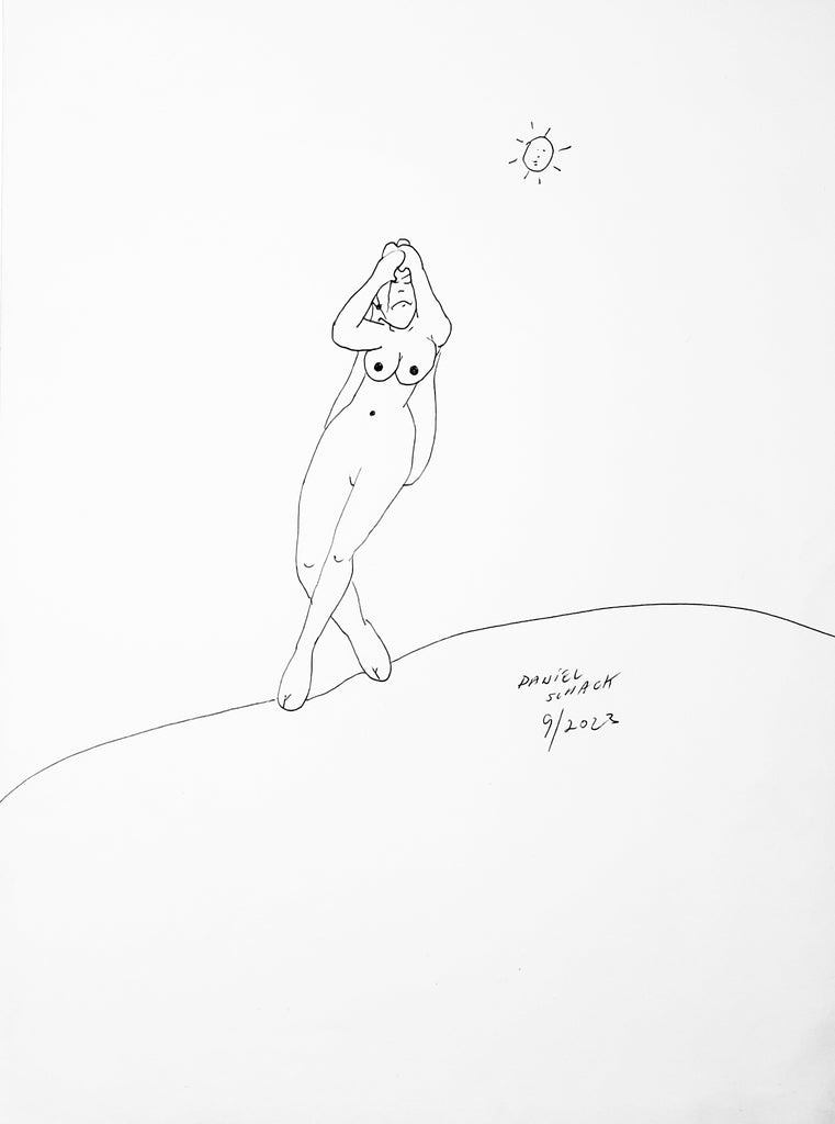 Untitled (hands to head), 9/2023