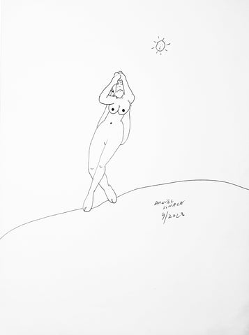 Untitled (hands to head), 9/2023