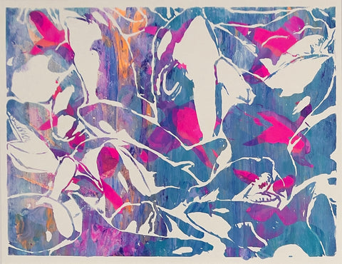 Blackfish monoprint #1