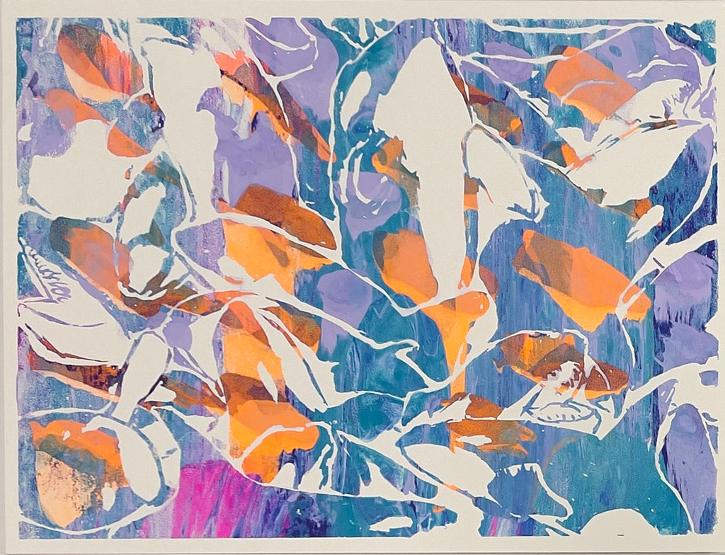 Blackfish monoprint #2