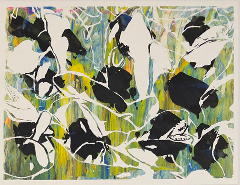 Blackfish monoprint #3