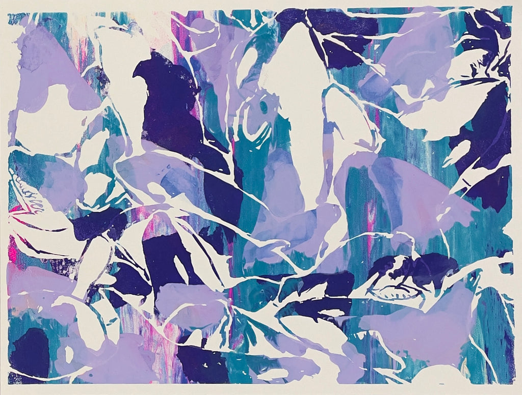 Blackfish monoprint #4