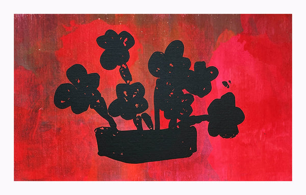 Monoprinted Art Card - Phil Engler