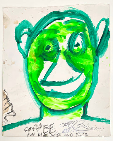 Coffee in Hand and Face / Second Layered of Life, 2019