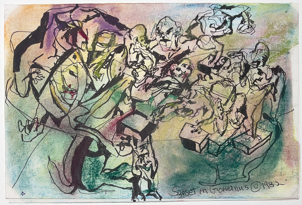 Sunset in Gowanus C. 1982, 2025