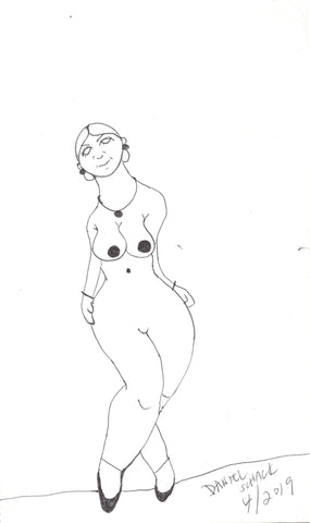 Untitled (White Eyes), 4/2019