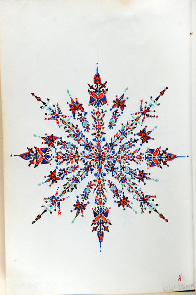 Untitled notebook (snowflakes)