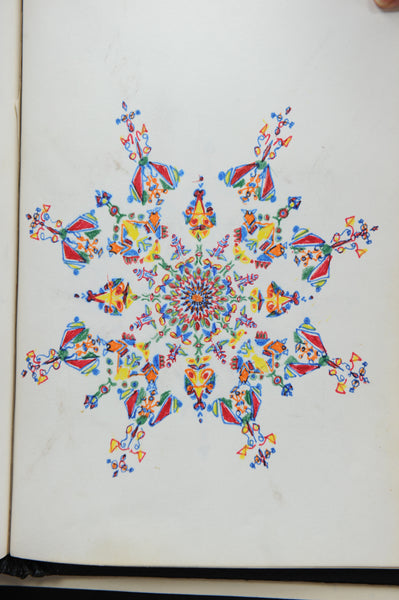 Untitled notebook (snowflakes)
