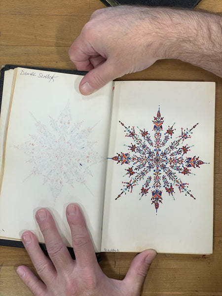 Untitled notebook (snowflakes)
