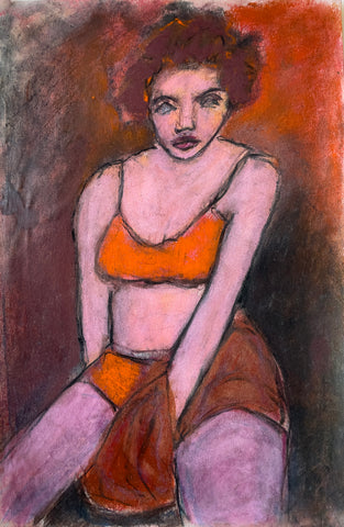 Untitled (orange bra), c. 2014-2015