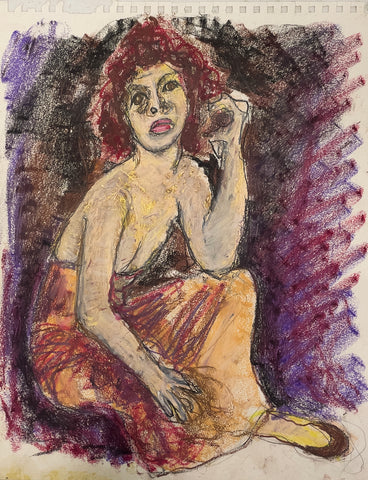Untitled (Leaning Lady 3), 2020