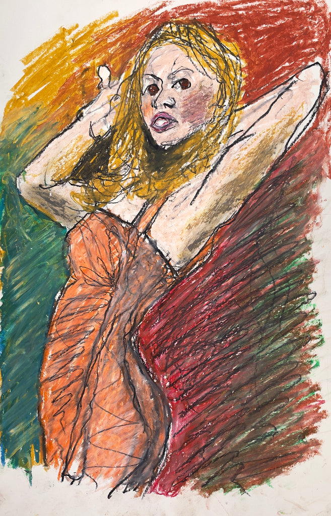 Untitled (Blonde Bandaid Dress) 2018