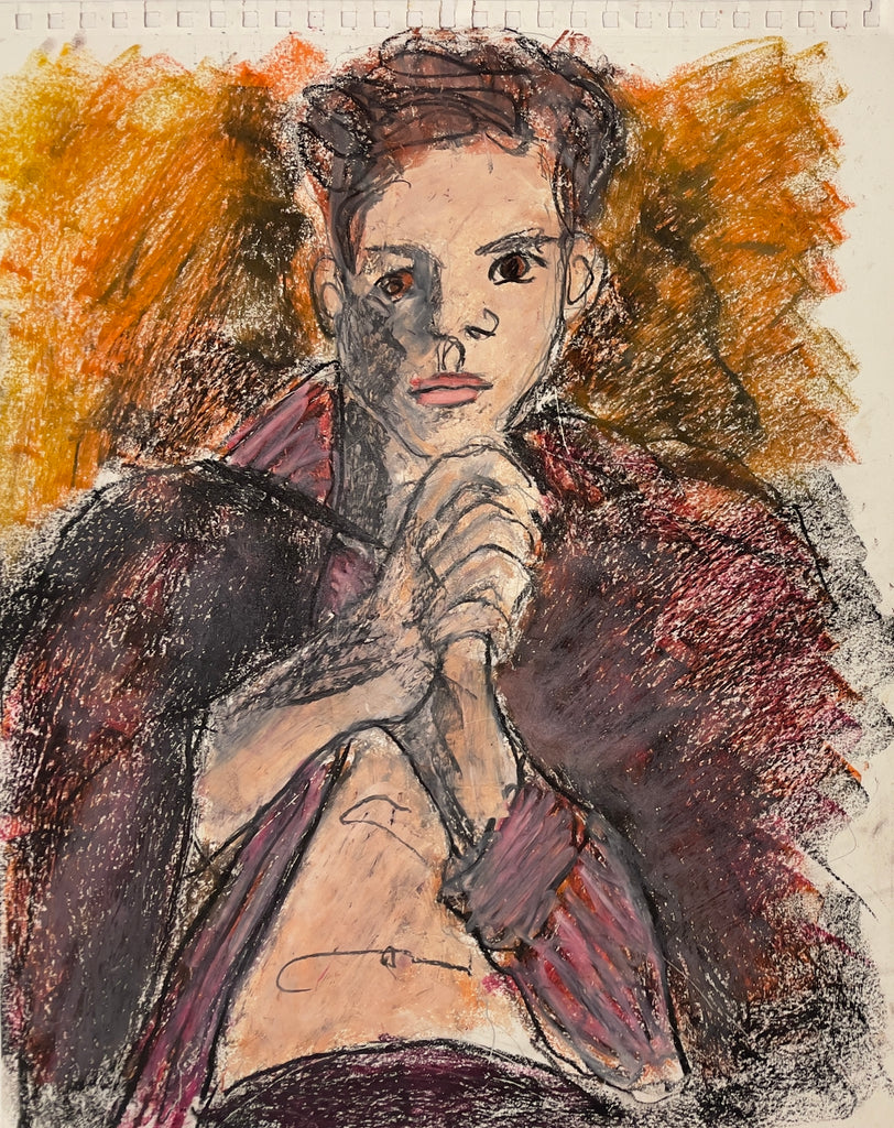 Untitled (Brown Eyes Open Shirt) 2020