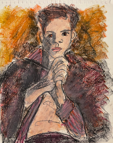 Untitled (Brown Eyes Open Shirt) 2020