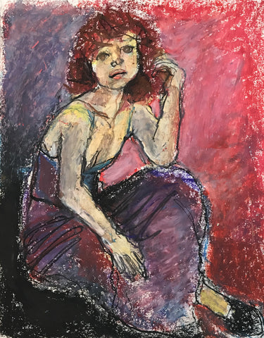 Untitled (Leaning Lady 1), 2020