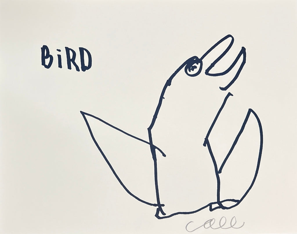 Carl Sukenick "Bird" Screenprint