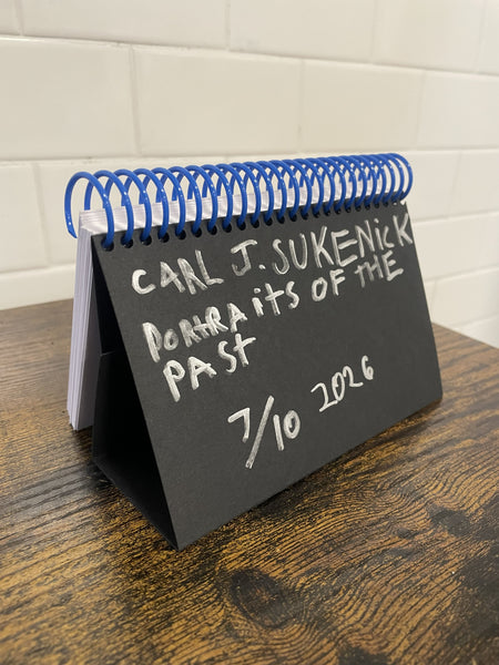 Carl Sukenick "Portraits or Parts of the Past" Tabletop Book