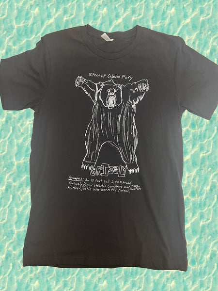 Shaka Williams Grizzly T-Shirt in Black
