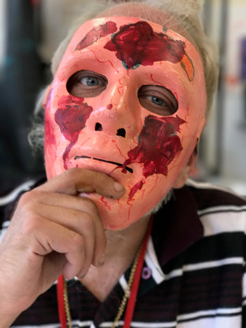 Blood Face Clown (red cheeks mask)
